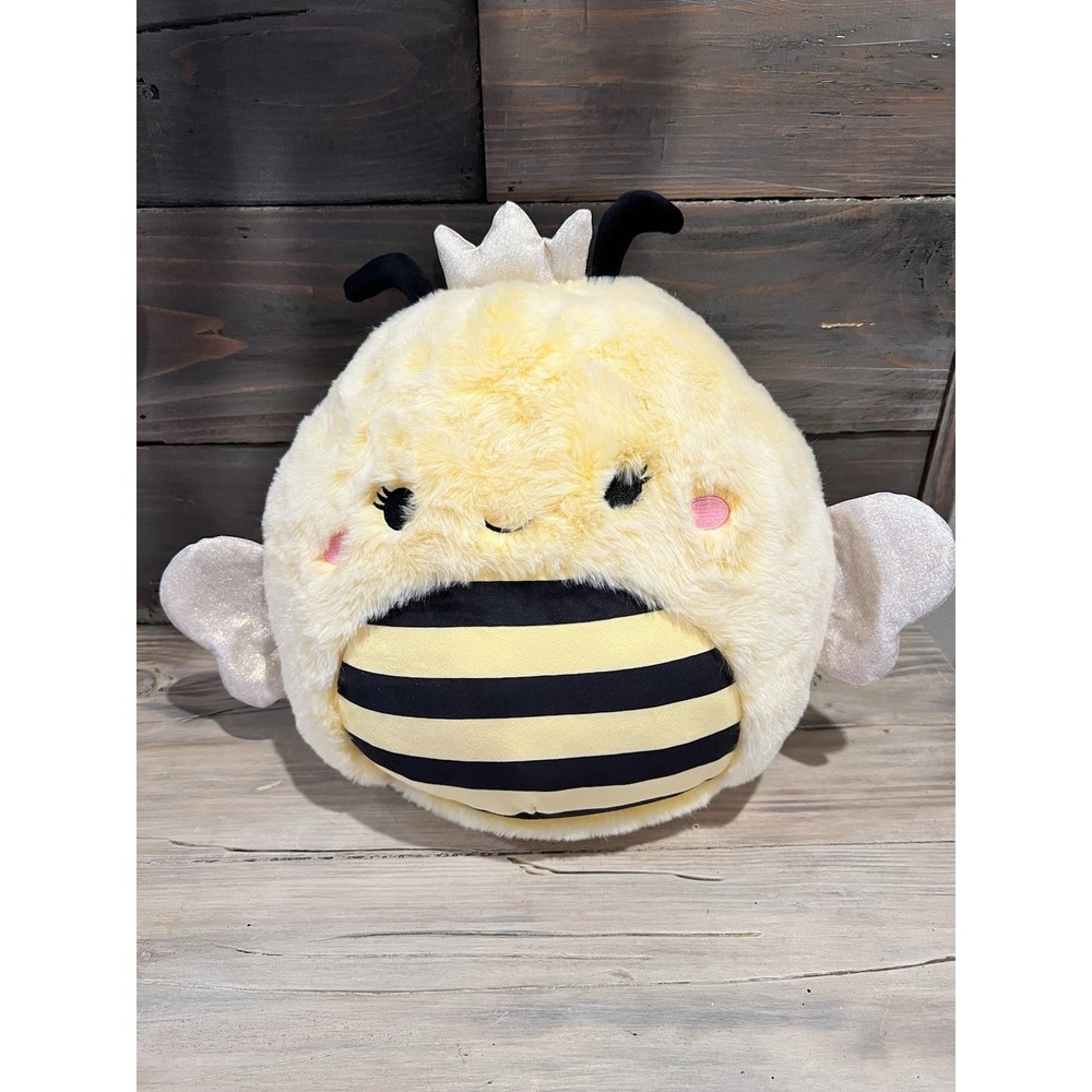 Squishmallow Fuzzamallows Sunny The Honey Bee Soft Plush Toy 13"